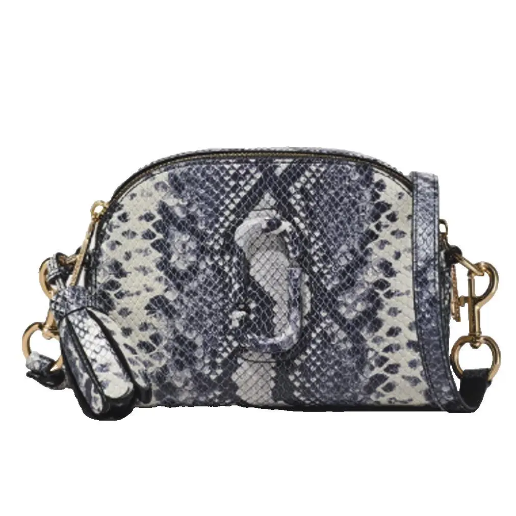Shutter Leather Crossbody Color:white Multi/light Gold Dust Bag by Marc Jacobs