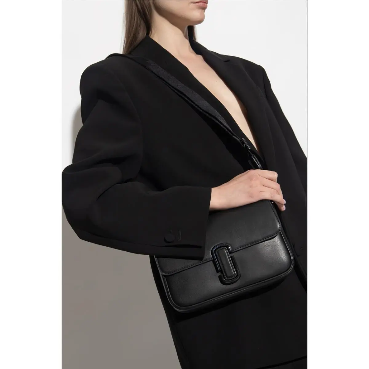 Marc Jacobs The J Marc Shoulder Bag Black