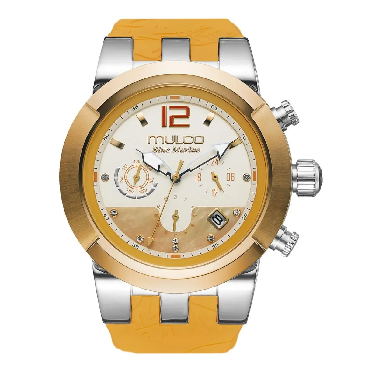 Luxury Waterproof Watch For Women Rose Gold Stainless Steel Analog by Mulco