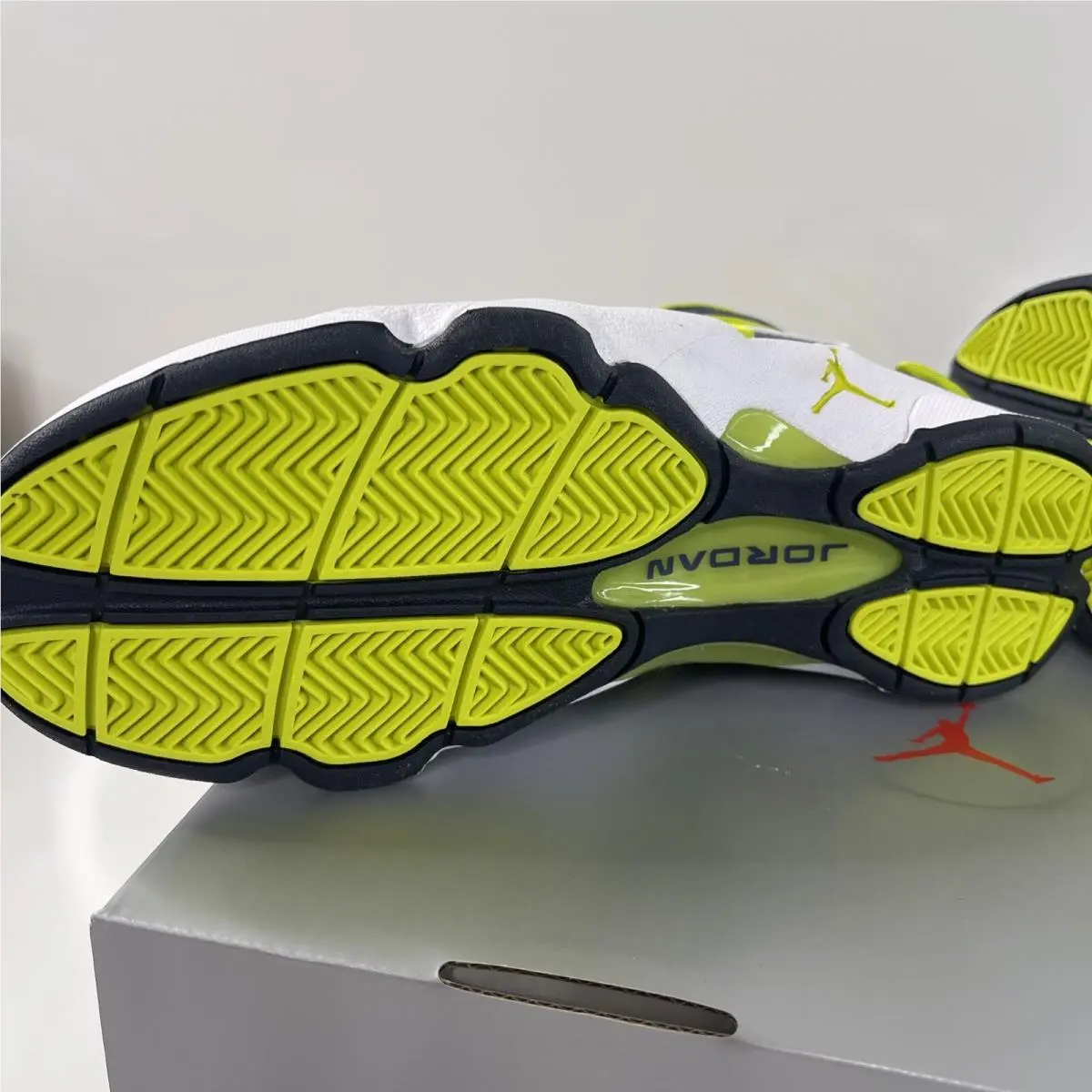 Nike shoes - Jordan OG - CW0907-400 - College Navy/White/Venom Green 14