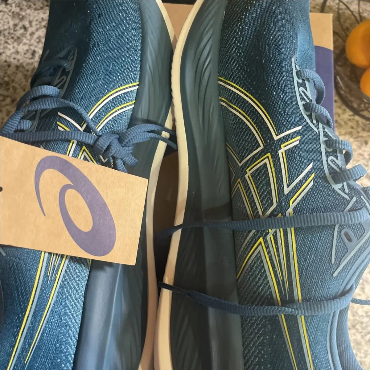 Asics shoes - Gel-Cumulus 26 - 1011B792-400 - Evening Teal/Bright Yellow (UPC: 197298185585) 3