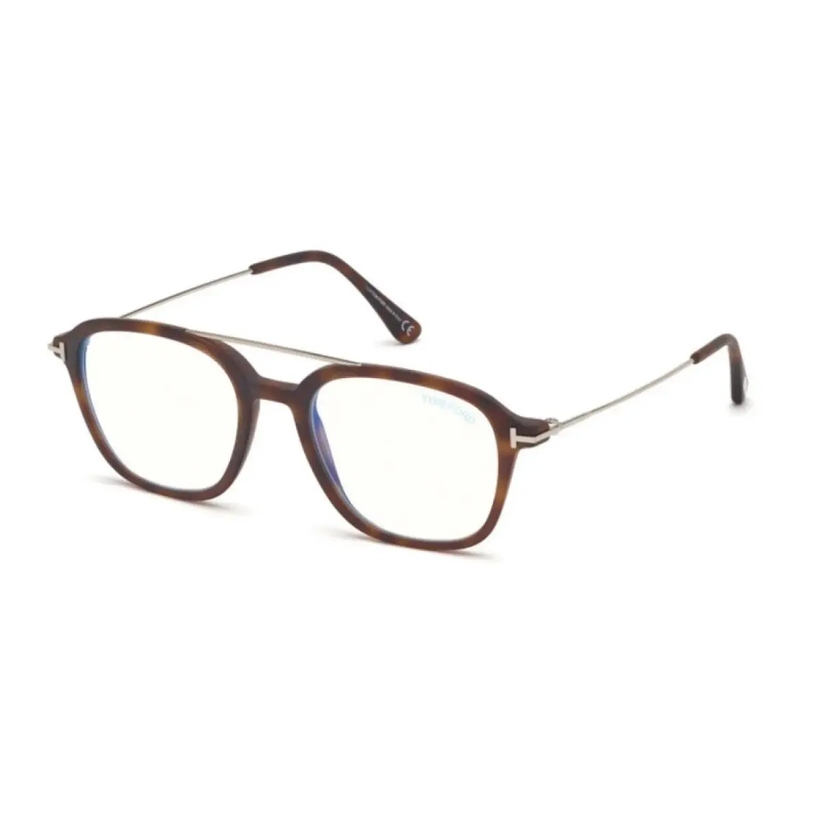 Tom Ford TF5610-B 056 Square Dark Havana 53 mm Unisex Eyeglasses Frame
