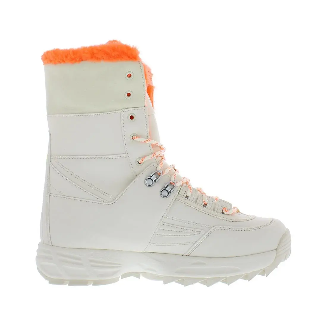 Fila shoes - Gardenia/Orange/Safety Yellow, Main: White 6