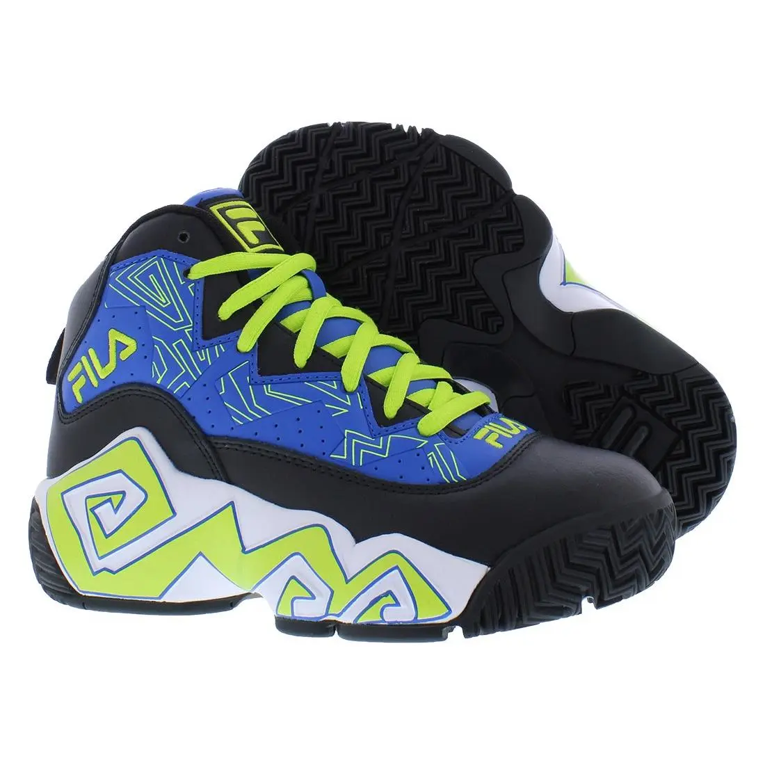 Fila shoes - 3BM01767405 - 3BM01767405 - Black/Blue/Lime, Main: Multi-Colored 4