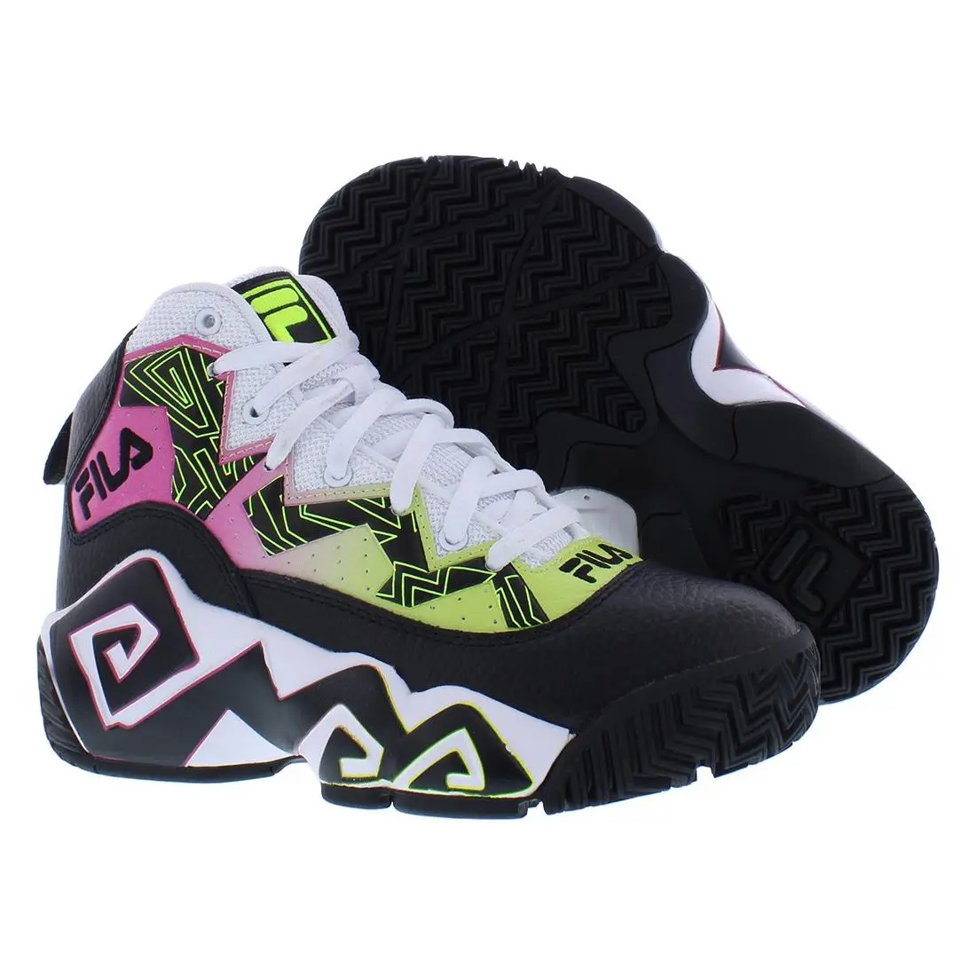 Fila shoes - 3BM01769016 - 3BM01769016 - Black/Pink/Neon, Main: Multi-Colored 4