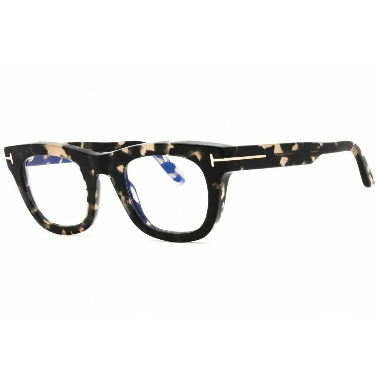 Tom Ford Men`s Eyeglasses Black Acetate Full Rim Rectangular Frame FT5872-B 005