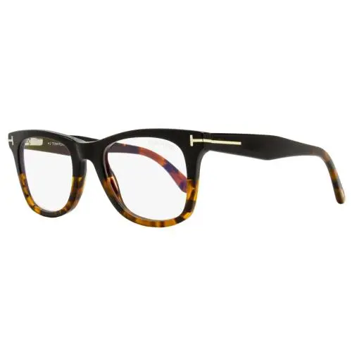Tom Ford Eyeglasses TF5970-B 005 Black Havana with Gold Accents 50-21