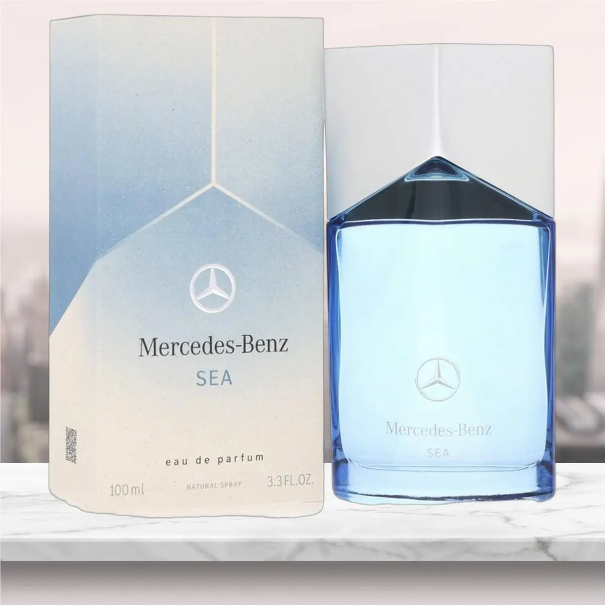 Mercedes Benz Sea Eau De Parfum Spray Refillable By Mercedes Benz - 3.3 oz