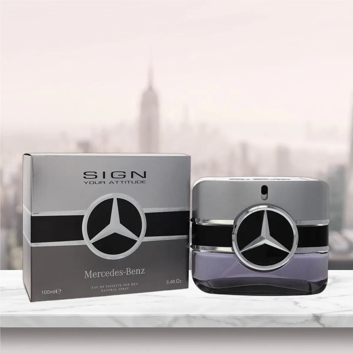 Mercedes Benz Sign Your Attitude Eau De Toilette Spray By Mercedes Benz - 3.4 oz