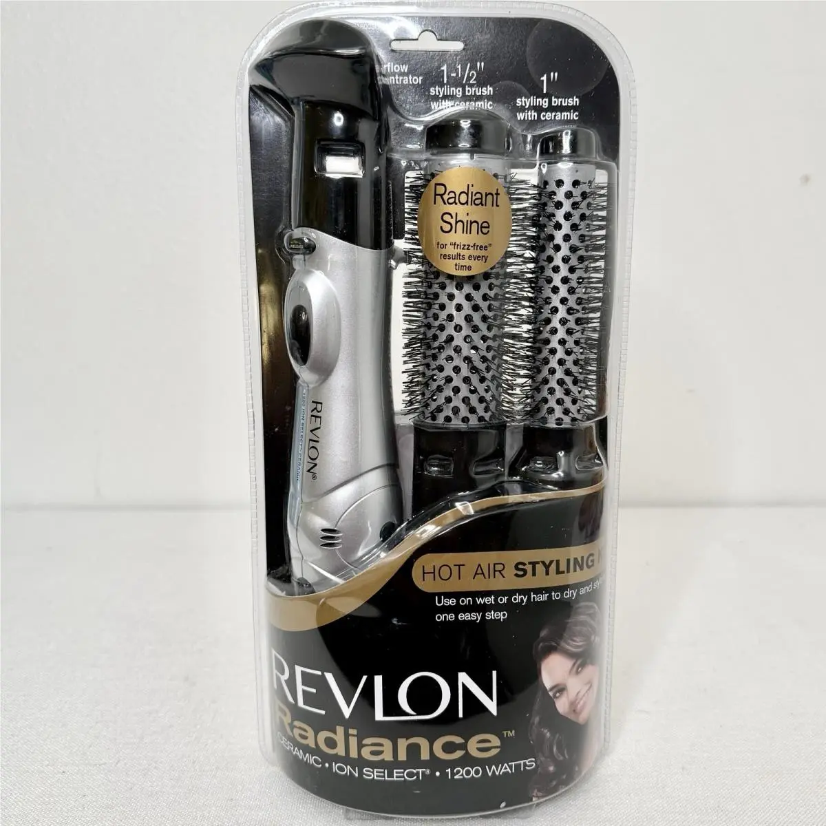 1500w Quick Styling Hot Air Kit Tourmaline Shiny Styler Rare 2009 by Revlon