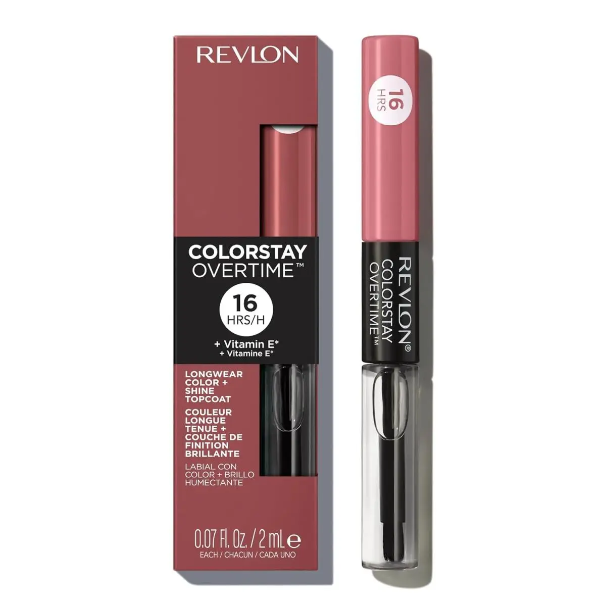 4 Pack Revlon Colorstay Overtime Longwear Lipcolor 0.07 fl oz