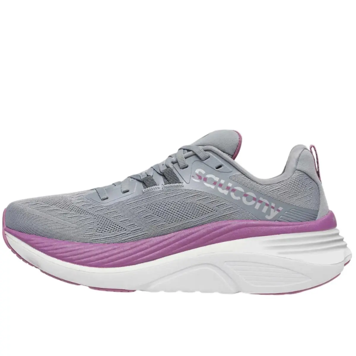 Saucony Women`s Hurricane 24 Sneaker Flint/viola Wide