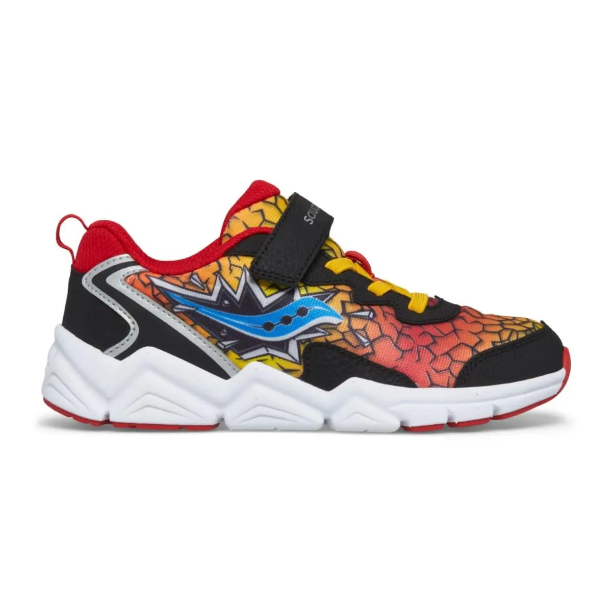 Saucony shoes - Black/Red/Yellow 8