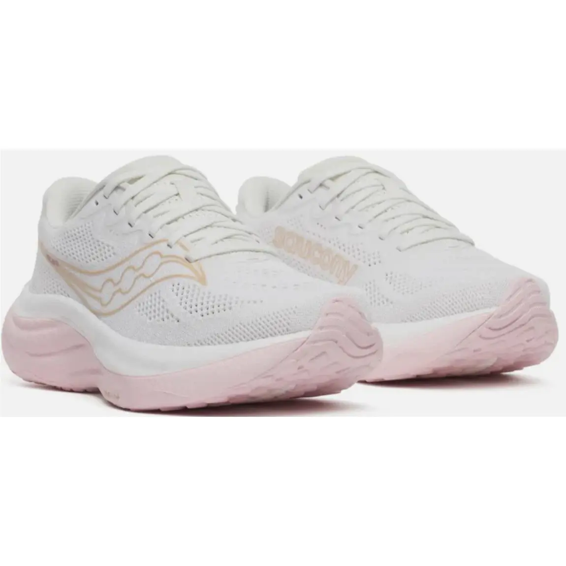 Saucony Women`s Ride 19 White/silk Running Shoes Size 6