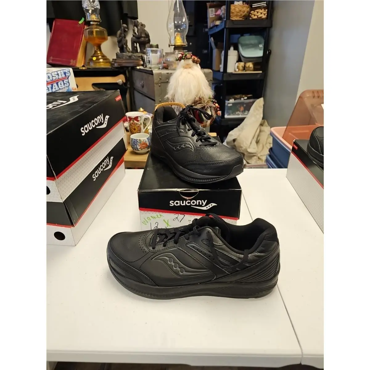 Womens Saucony Echelon Walker 3 Black Size 11M S50200-2