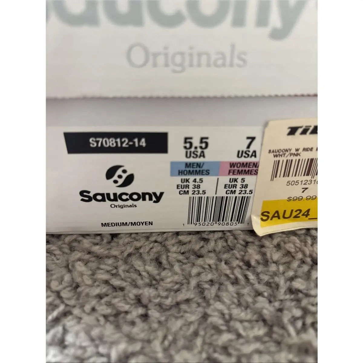 Saucony shoes - Saucony Ride - Ride - S70812-14 - White 1