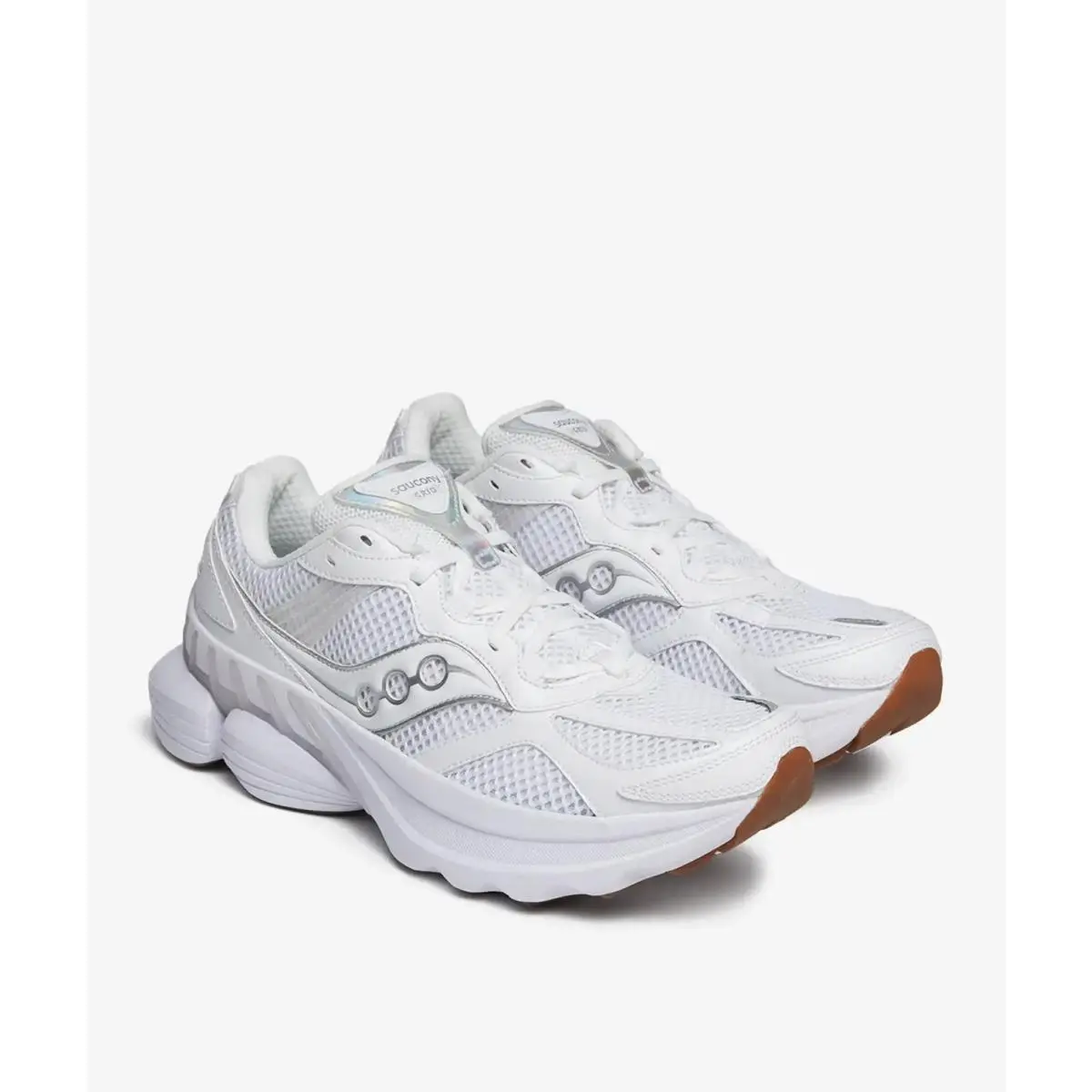 Saucony Grid Nxt Triple White Men`s Size 10 Women`s 11.5 Running Shoes Sneakers