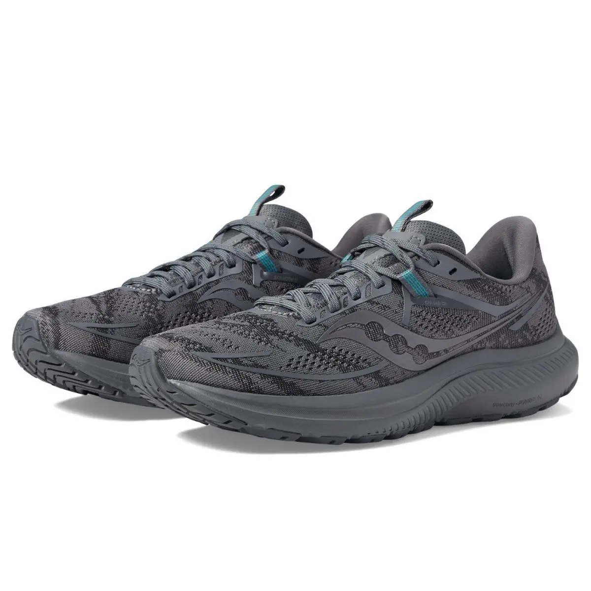 Saucony Omni 21 Womens Running Shoes Asphalt Grey Size 9 M