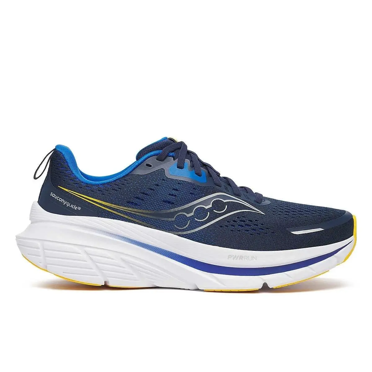 Saucony Guide 18 Men`s Size 13 Running Shoes Navy/skydiver Sneakers