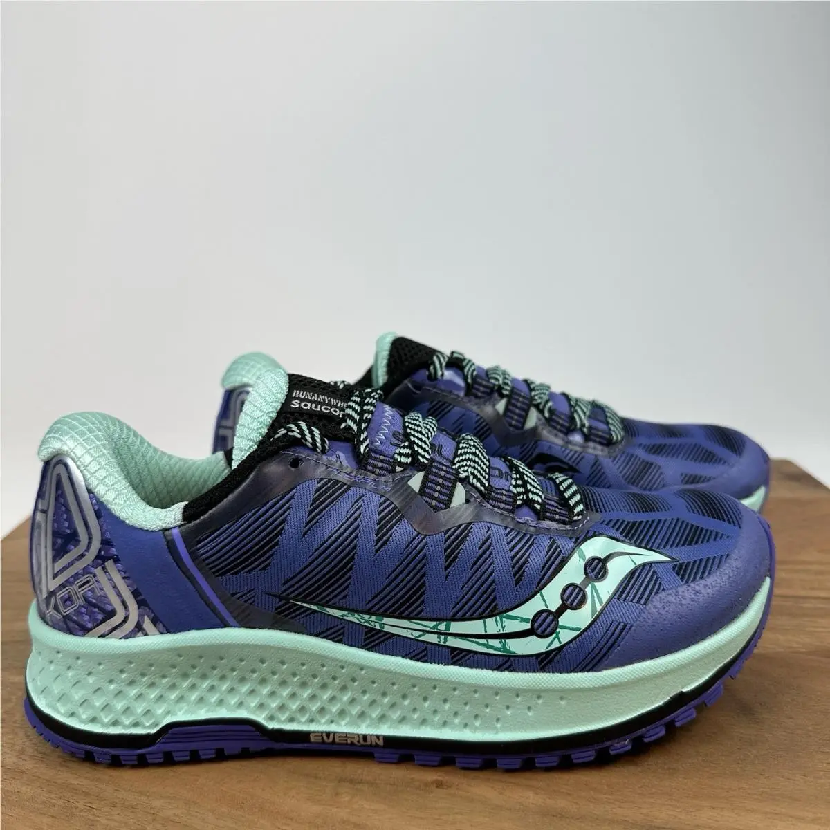 Womens Saucony Koa TR Violet Running Sneakers Shoes Size 6 M