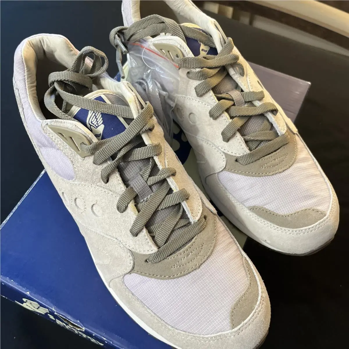 Saucony x Bodega Master Control Shoes Mens Size 11 Gray Beige 70061-4 Sneakers