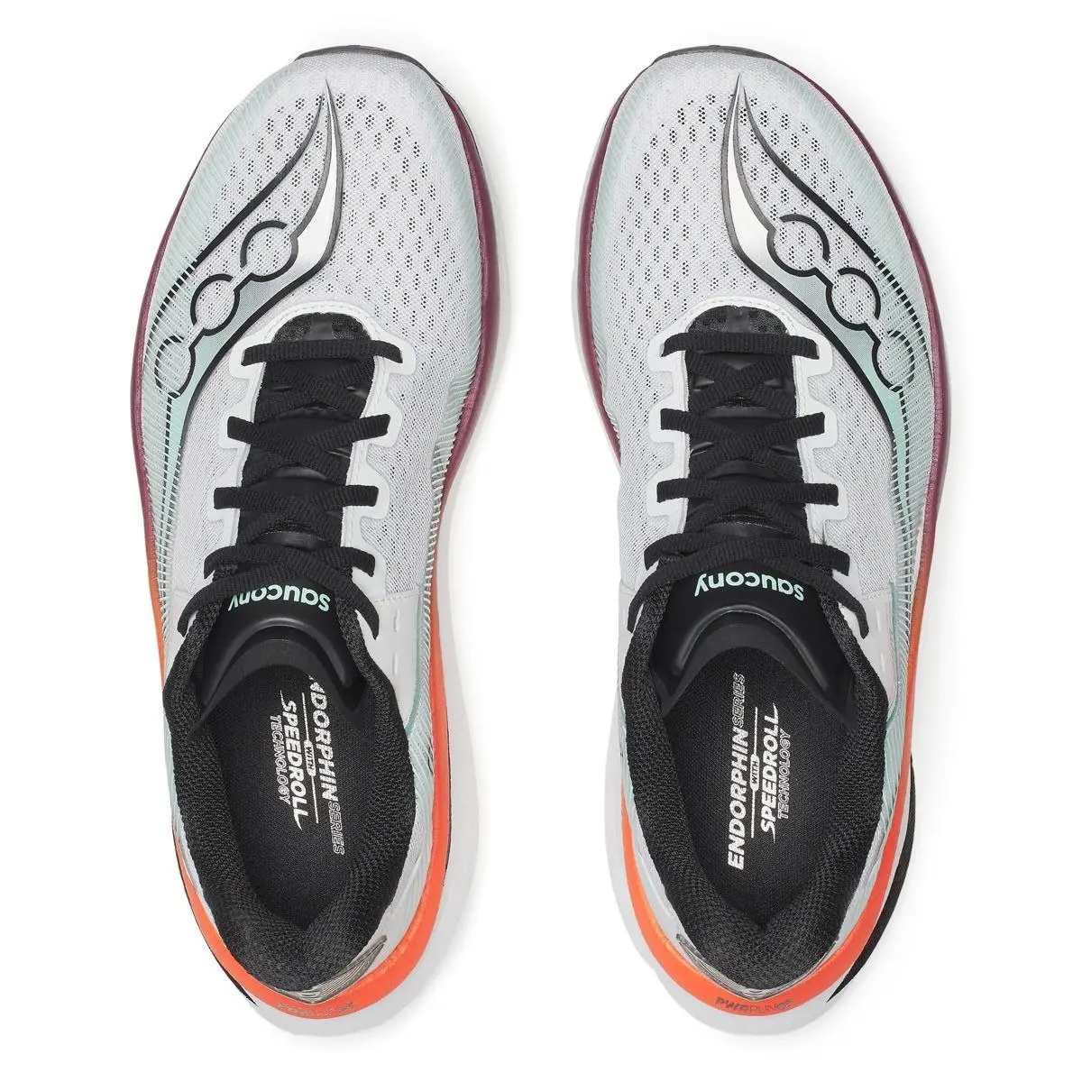 Saucony shoes - Endorphin Azura - Endorphin Azura - White / Crimson (UPC: 195021645498) 3
