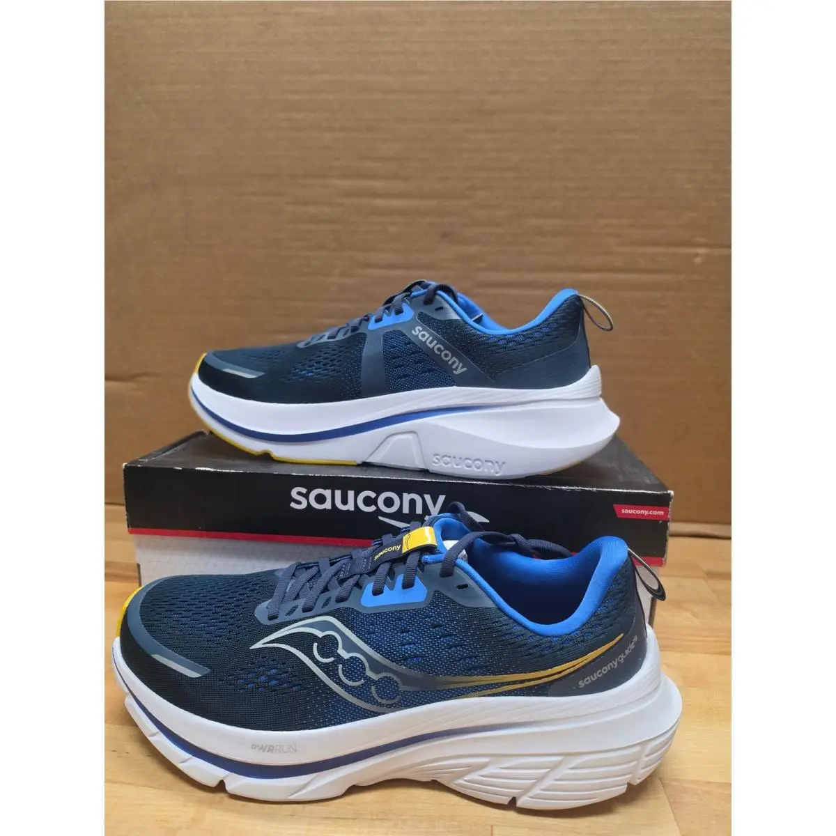 Saucony Guide 18 Men’s Low Top Lace-up Running Navy/skydiver Mens 11.5