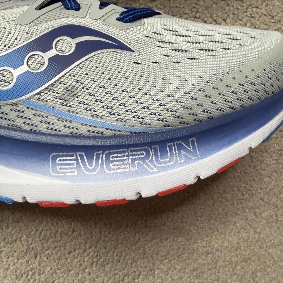 Saucony shoes - Saucony Men`s Ride ISO 2 - Grey/Blue 4