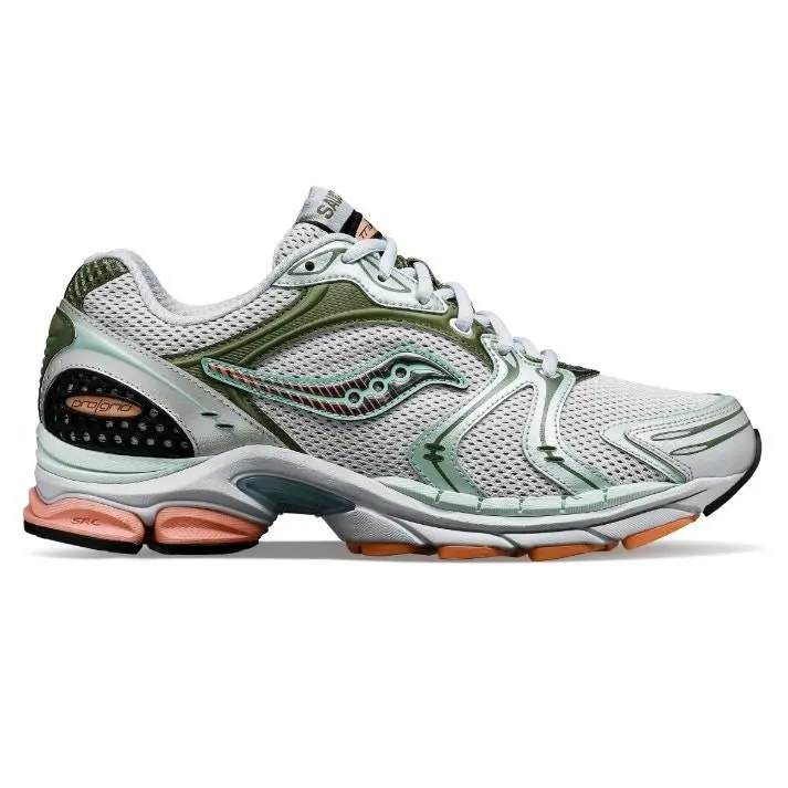 Saucony Mens Progrid Triumph 4 Athletic Shoes Size 13 Grey Green Sneakers