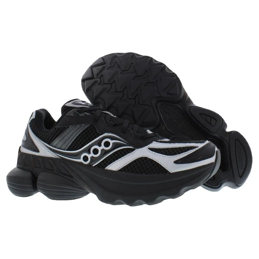 Saucony Grid Nxt Unisex Shoes Size 8.5 Color: Black/silver