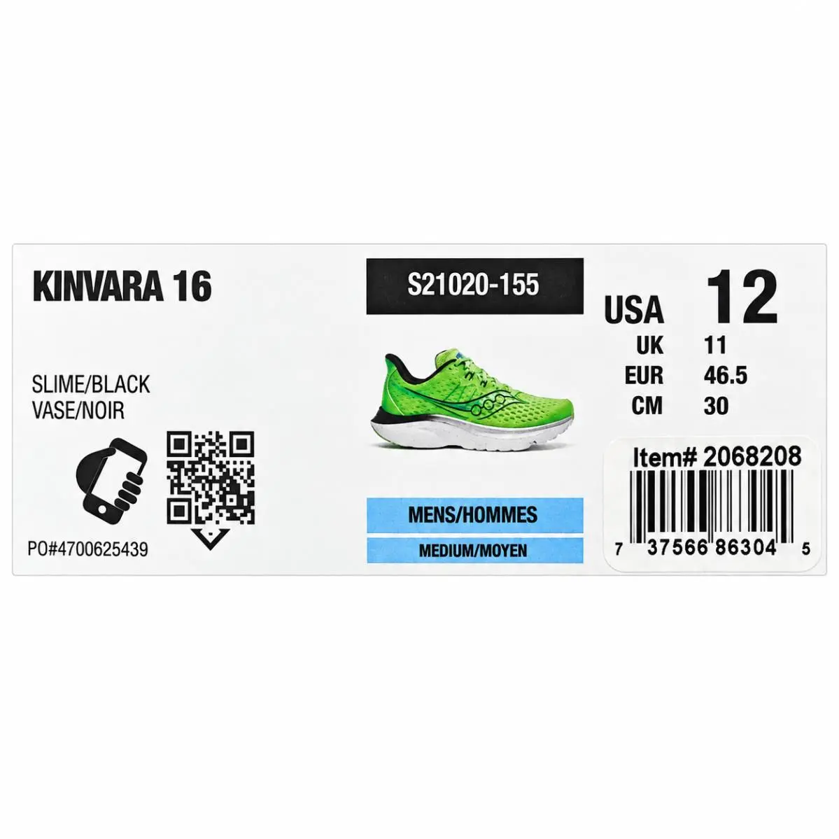 Saucony shoes - Kinvara 16 - Kinvara - S21020-155 - Green (UPC: 737566863045) 5