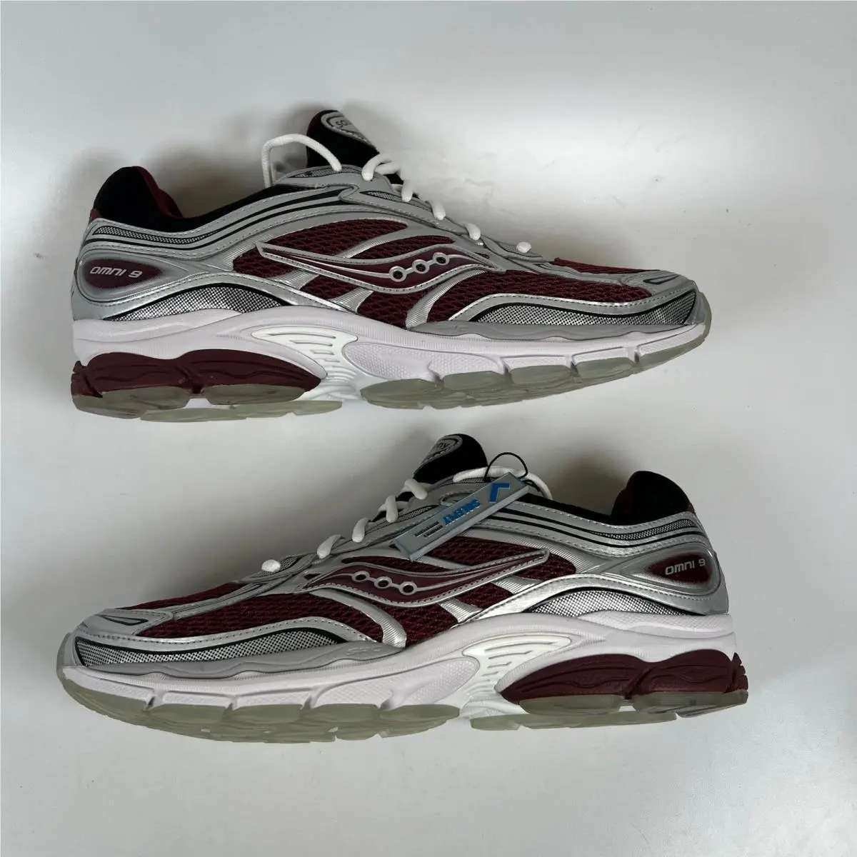 Saucony shoes - ProGrid Omni 9 Maroon Black Silver S70900-3 - Red 0