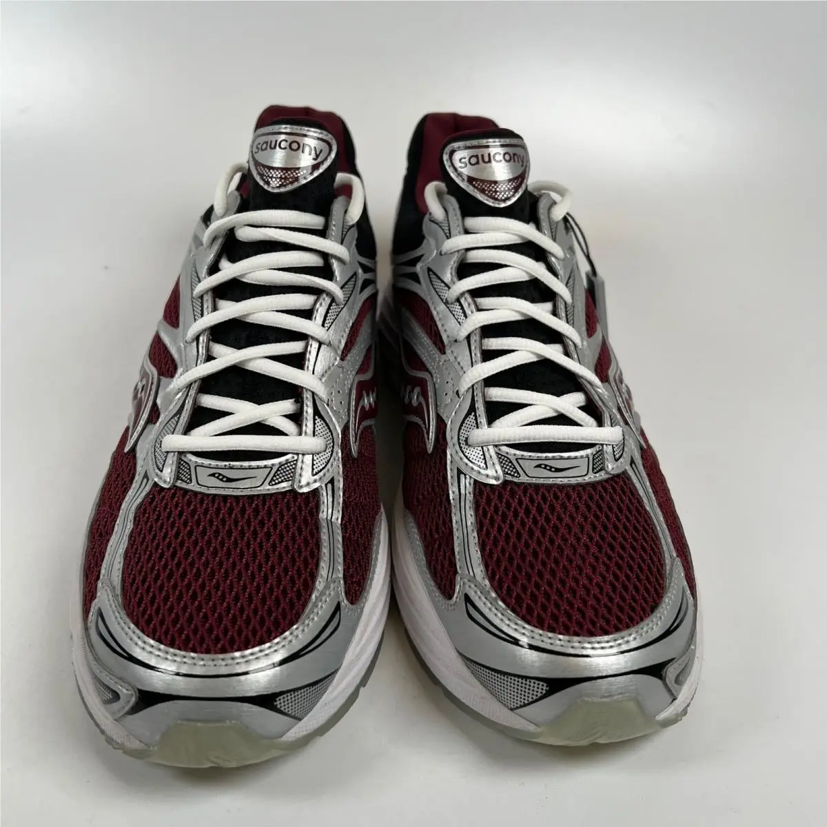 Saucony shoes - ProGrid Omni 9 Maroon Black Silver S70900-3 - Red 2