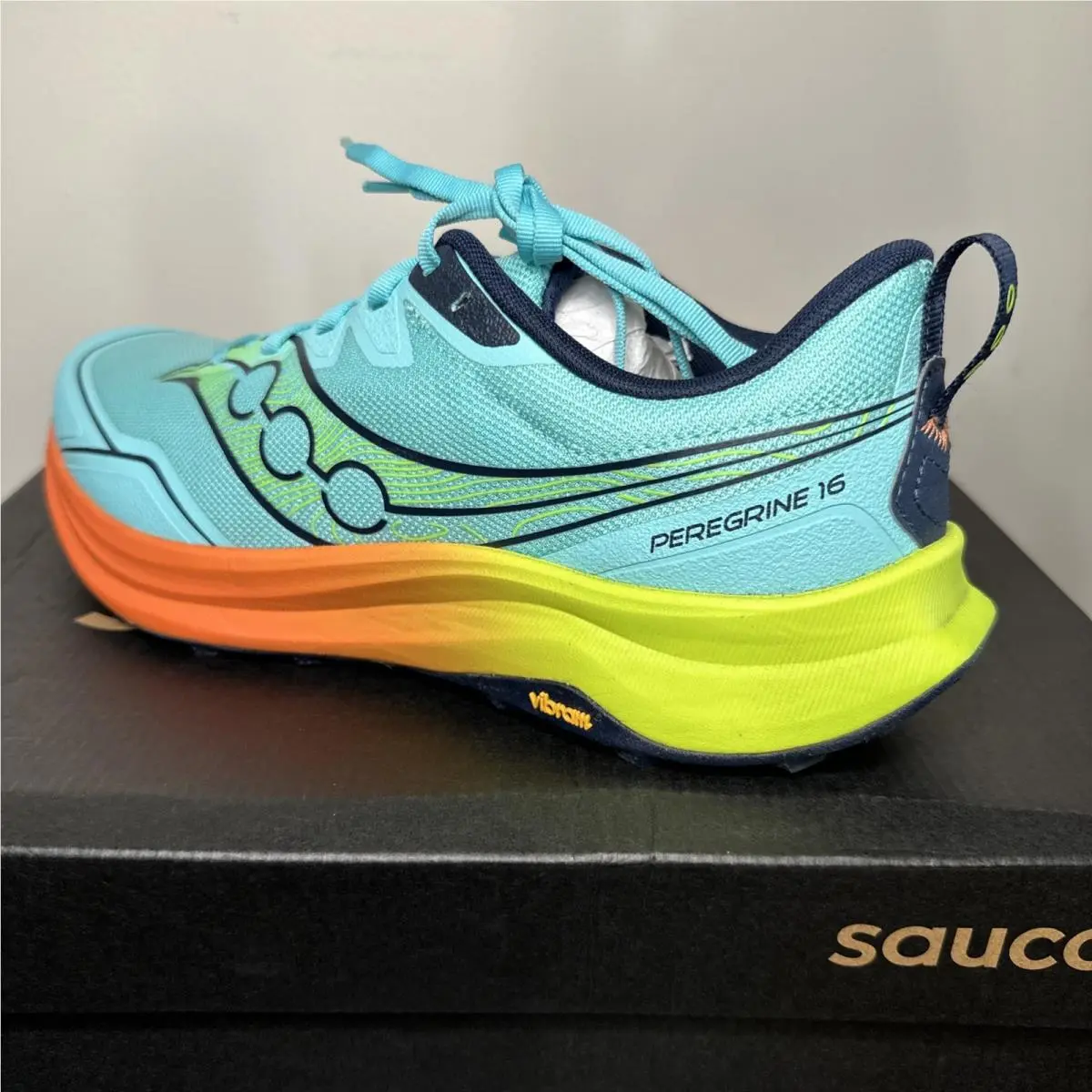 Saucony shoes - Saucony Peregrine 16 - Peregrine - Spash/Citron/Blue Clair 0