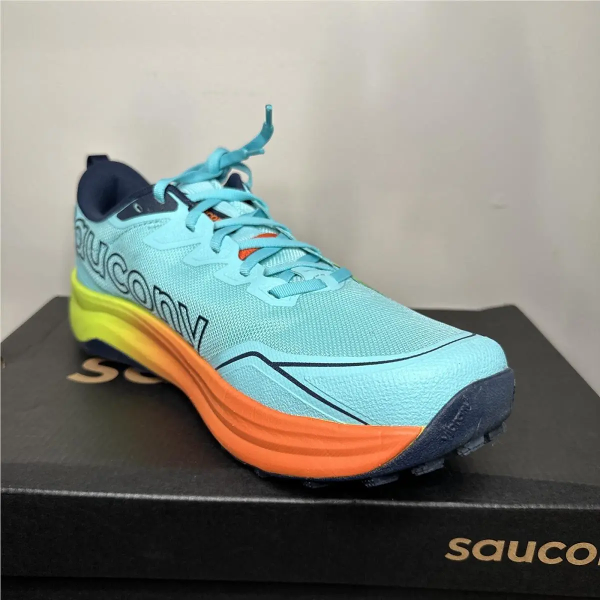 Saucony shoes - Saucony Peregrine 16 - Peregrine - Spash/Citron/Blue Clair 3