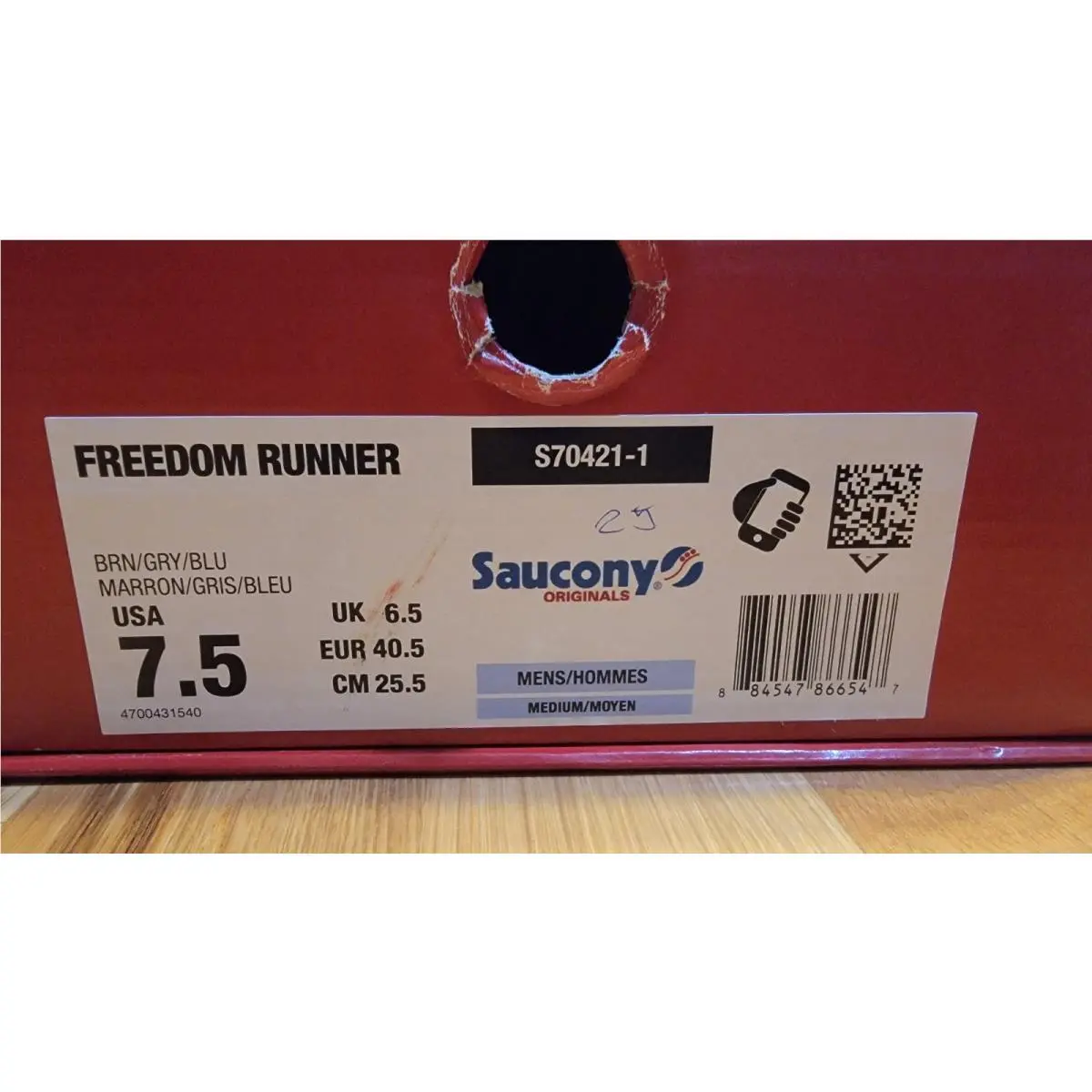 Saucony shoes - Saucony Freedom Runner - Freedom Runner - S70421-1 - Brown 5