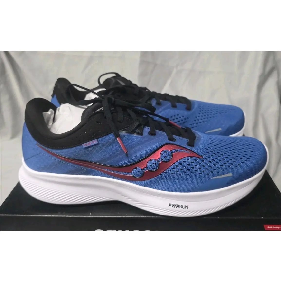Saucony Ride 16 Running Shoes Hydro Black S20830-16 Men Size 13M