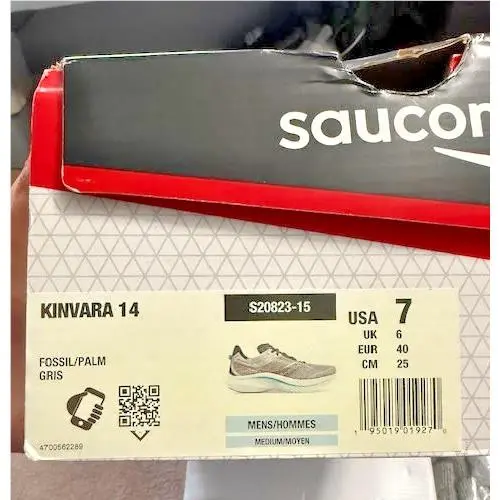 Saucony shoes - Kinvara 14 - Kinvara - Fossil/Palm (UPC: 195019019270) 5