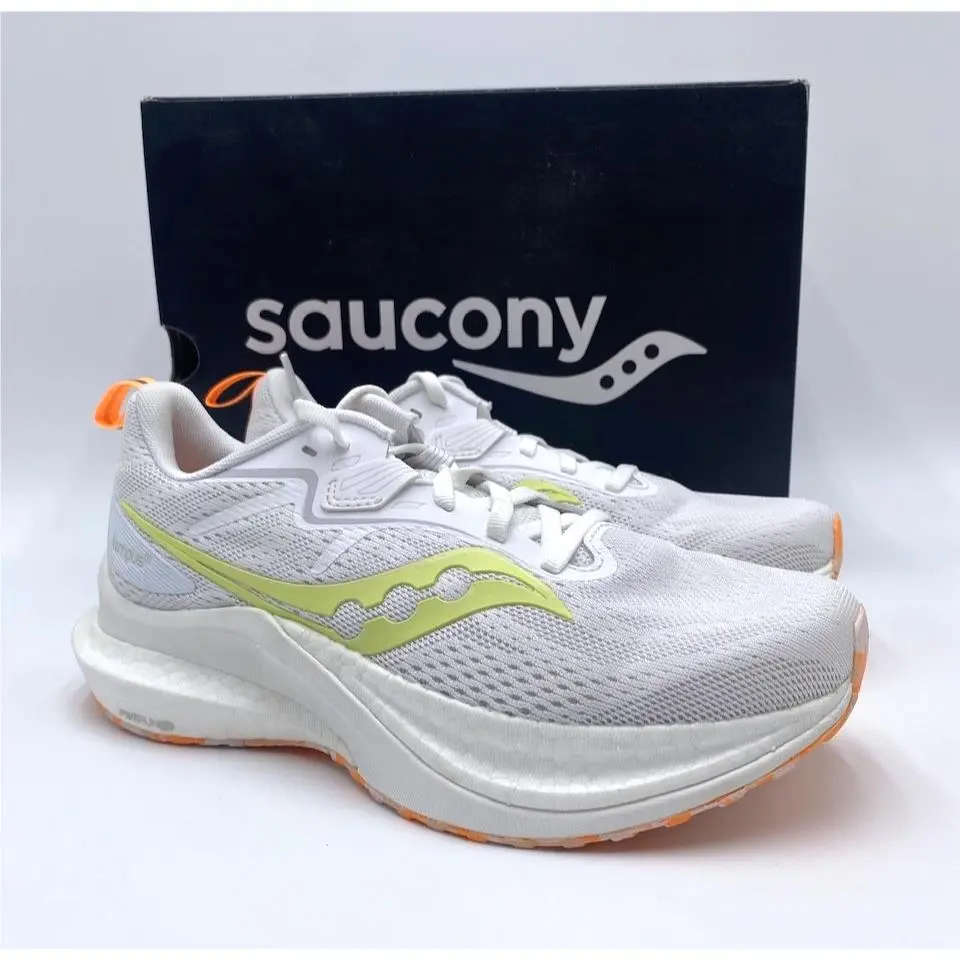 Saucony Tempus 2 Women`s Running Shoe White/sunny US Size 7.5
