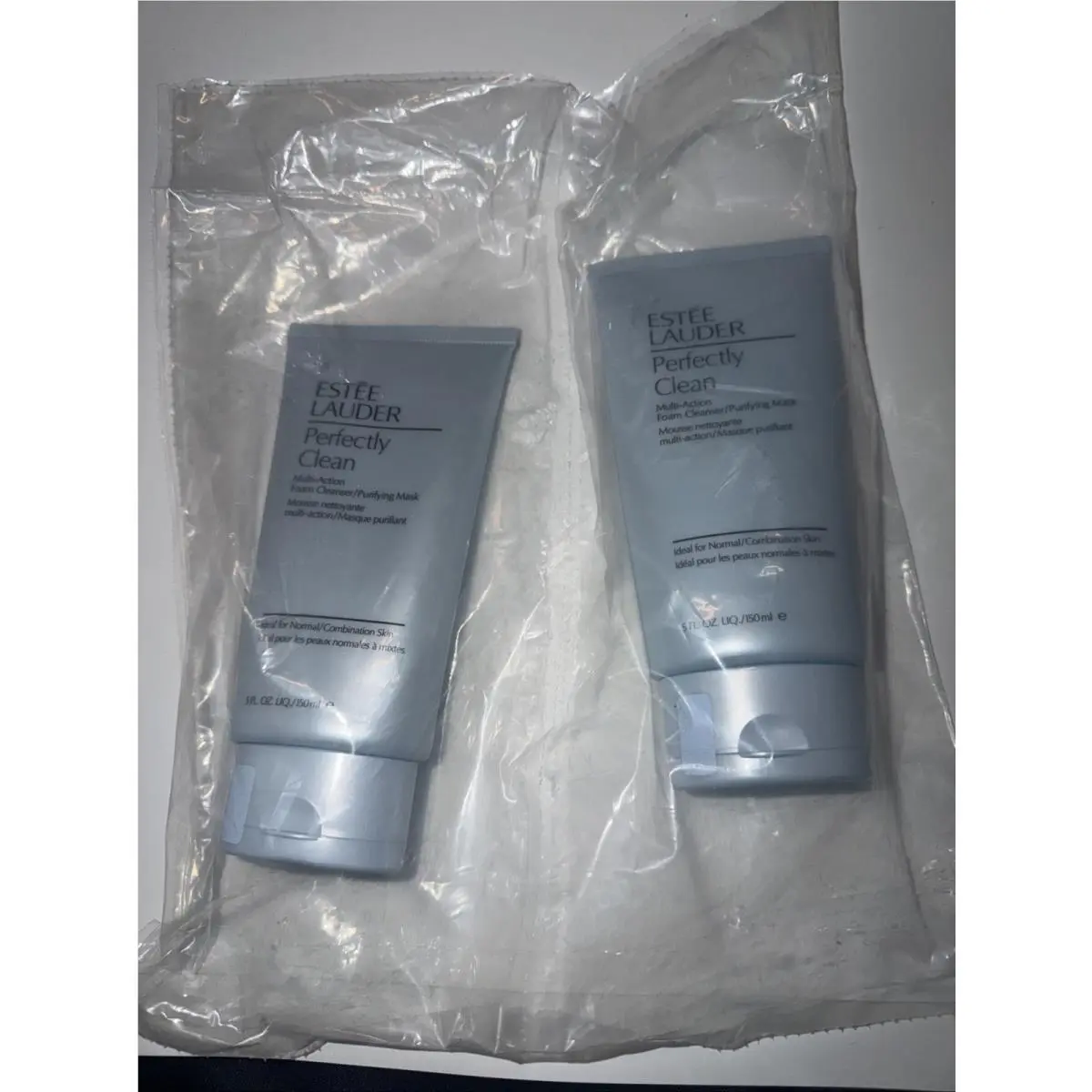 Estee Lauder Perfectly Clean Multi-action Foam Cleanser/PurifyingMask5ozNEW 2set