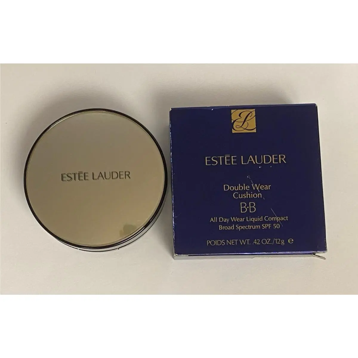Estee Lauder Double Wear Cushion BB Liquid Compact 3W1 Tawny Full Size .42oz/12g