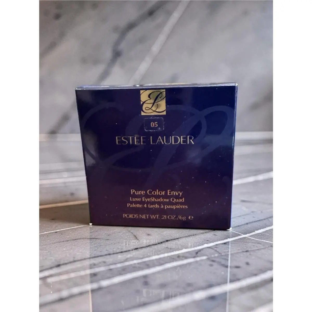 Estee Lauder Pure Color Envy Luxe Eyeshadow Quad Shade 05 Grey Haze .21oz