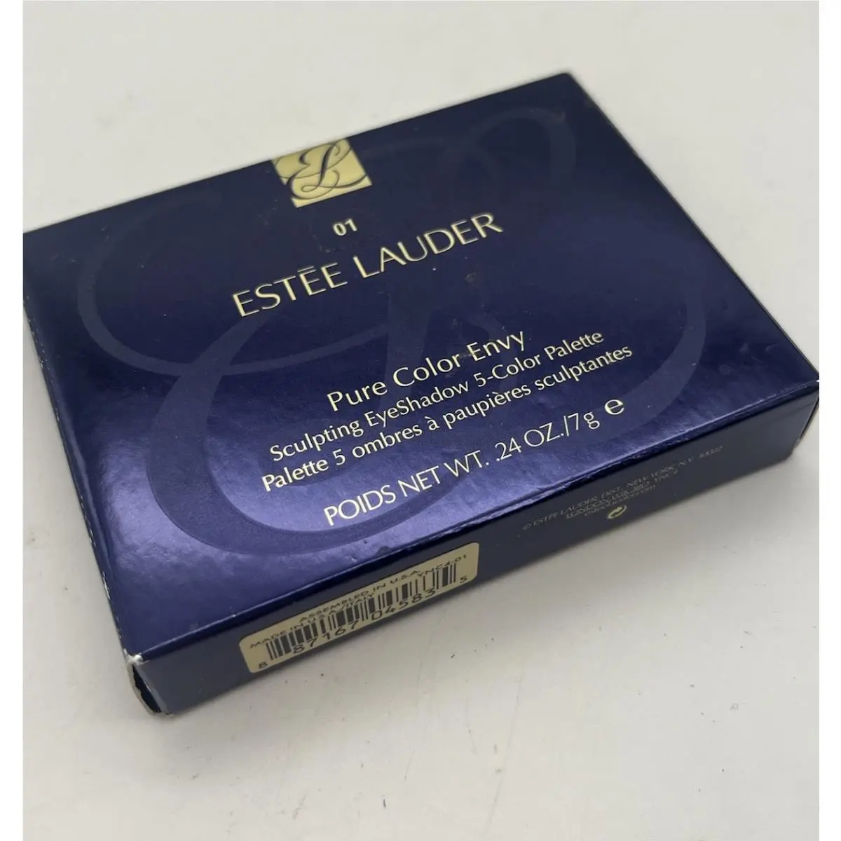Estee Lauder Pure Color Envy Sculpting Eyeshadow 01 Defiant Net Wt .24 oz