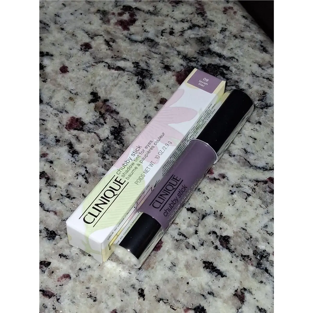 Clinique Chubby Stick Shadow Tint For Eyes 09 Lavish Lilac Full Size