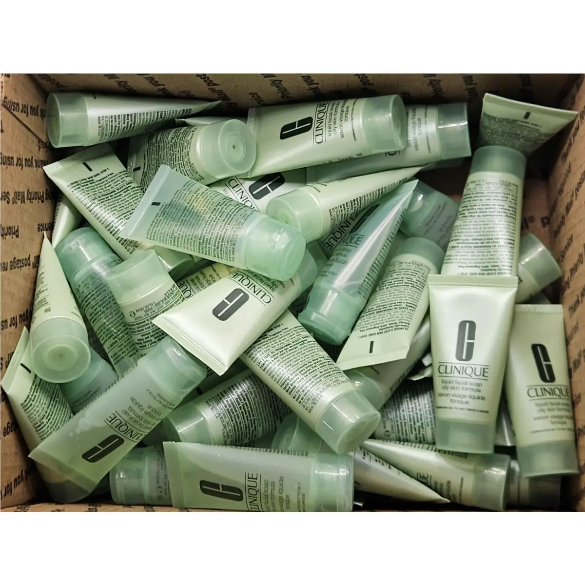 Lot of 50 Clinique Liquid Facial Soap Mild 1.0 oz/30ml Each Oily
