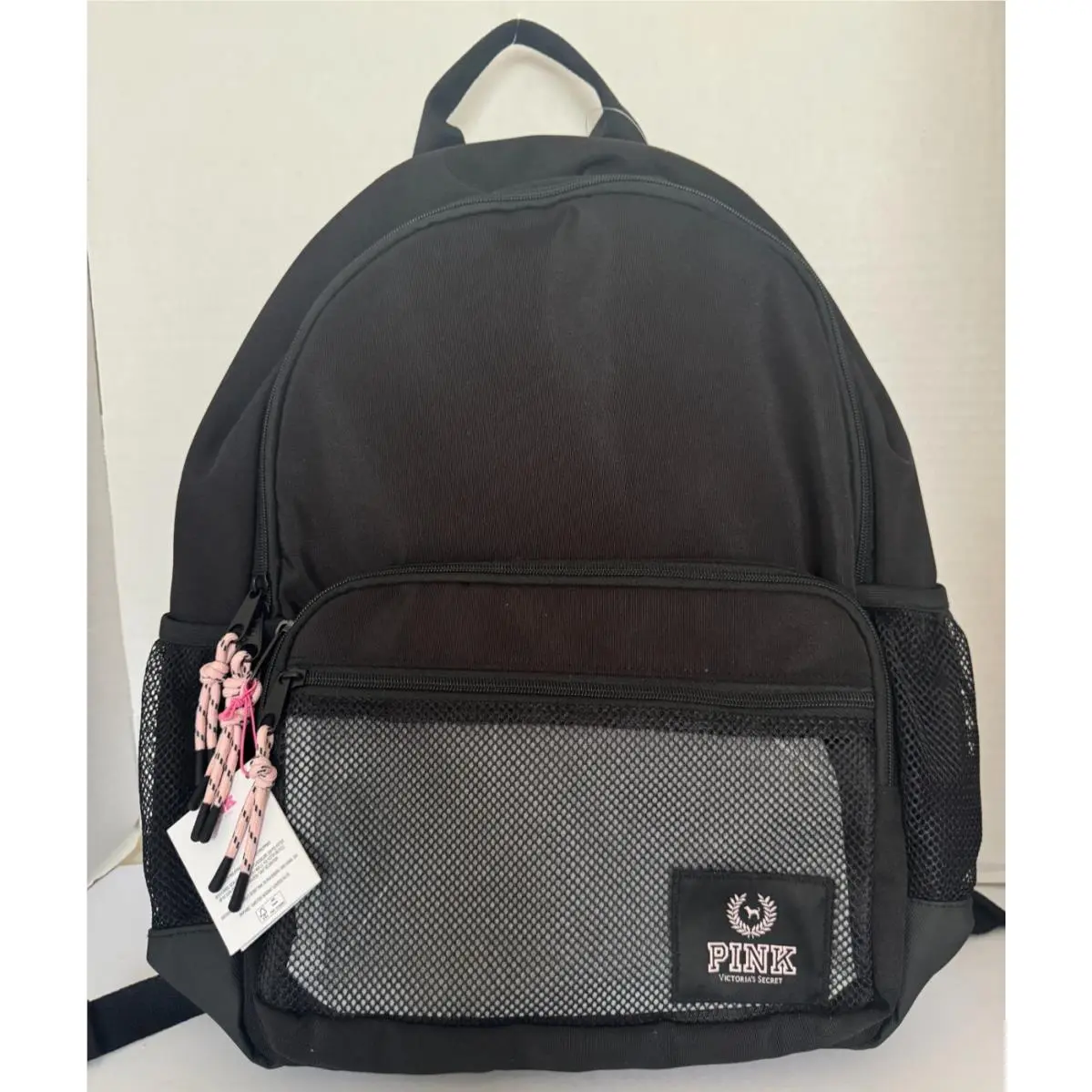Victoria`s Secret Pink Ivy Classic Canvas Backpack Black by Victoria's Secret