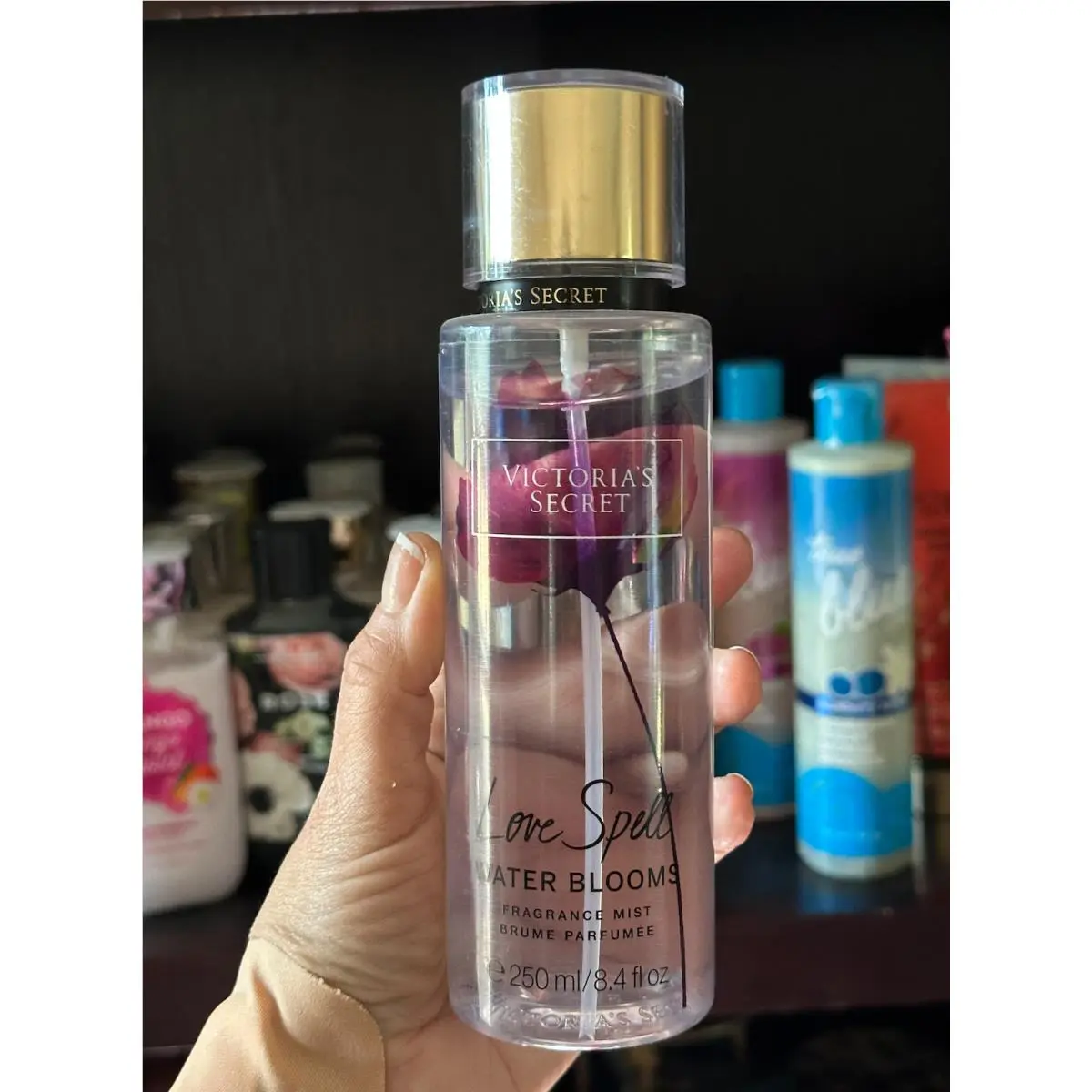 Victorias Secret Love Spell Water Blooms Fragrance Body Mist Spray Read