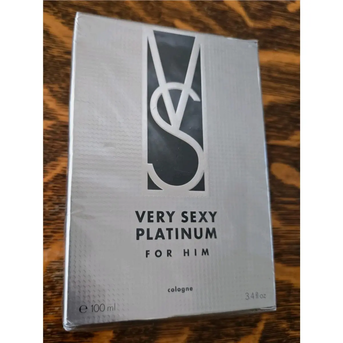Victoria`s Secret Very Sexy Platinum For Him Men`s Cologne 3.4 oz / 100 mL