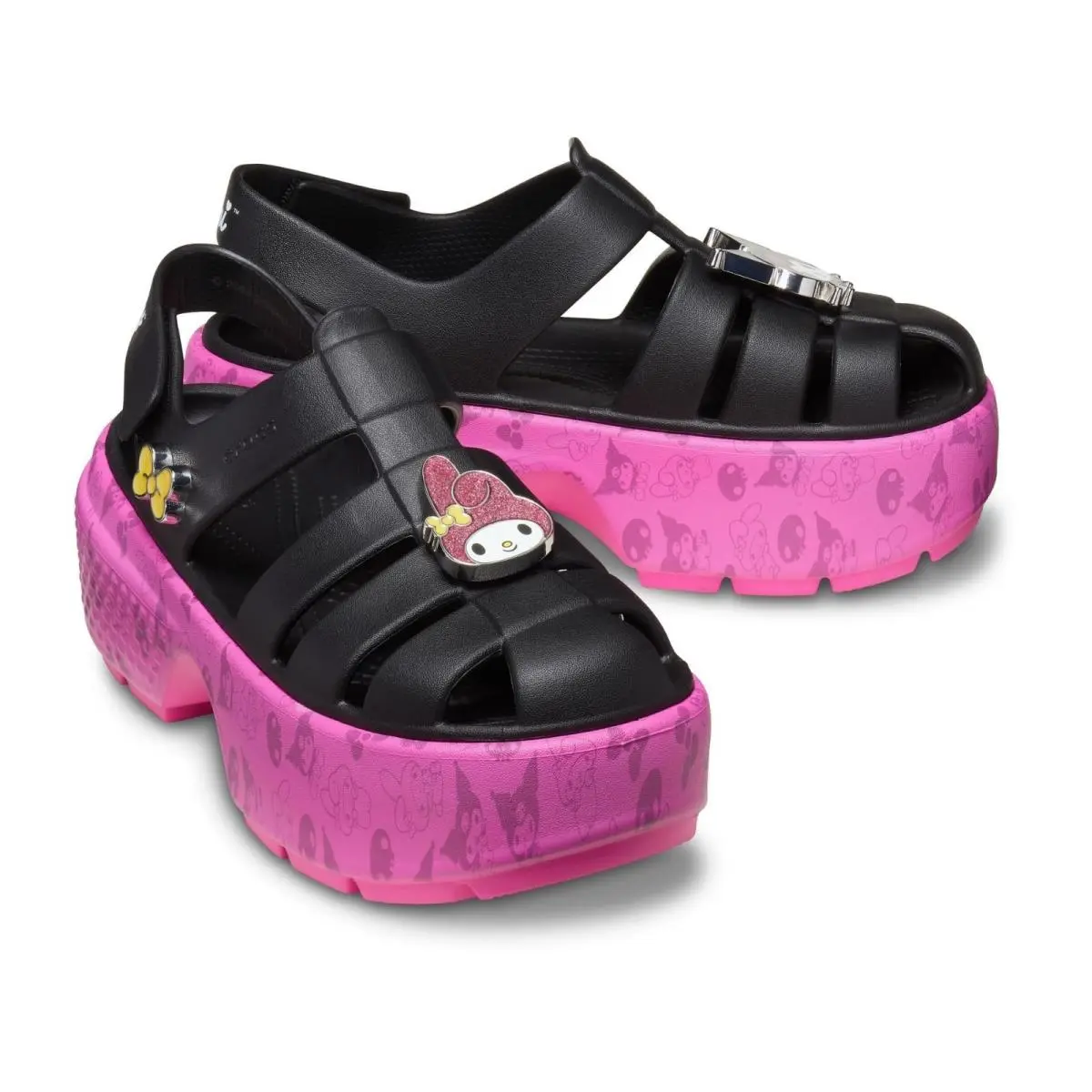 Crocs Stomp Sandal Unisex M6W7 Hello Kitty Friends My Melody Kuromi ZOGG3446