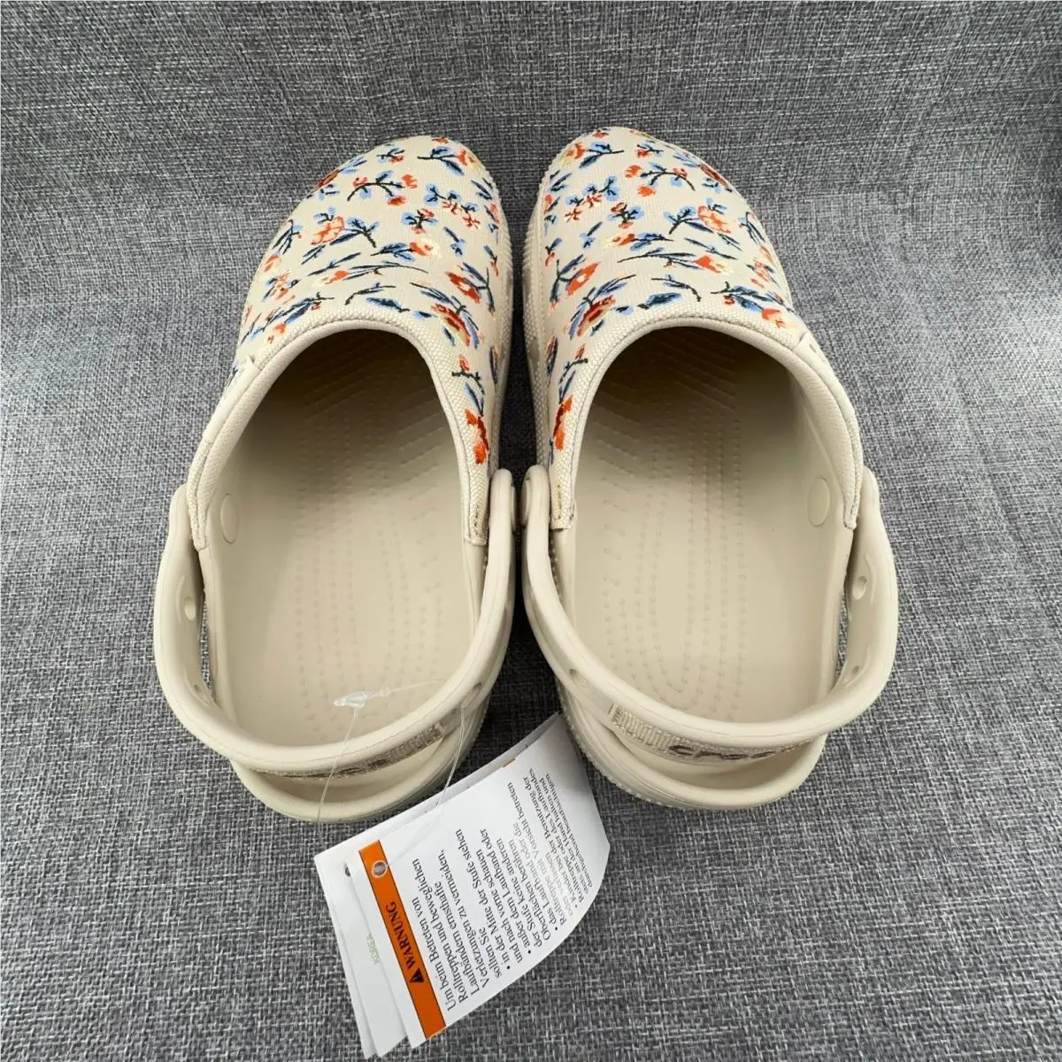 Crocs shoes - Classic Crafted Floral Clog - Classic Crafted Floral Clog - Beige 6